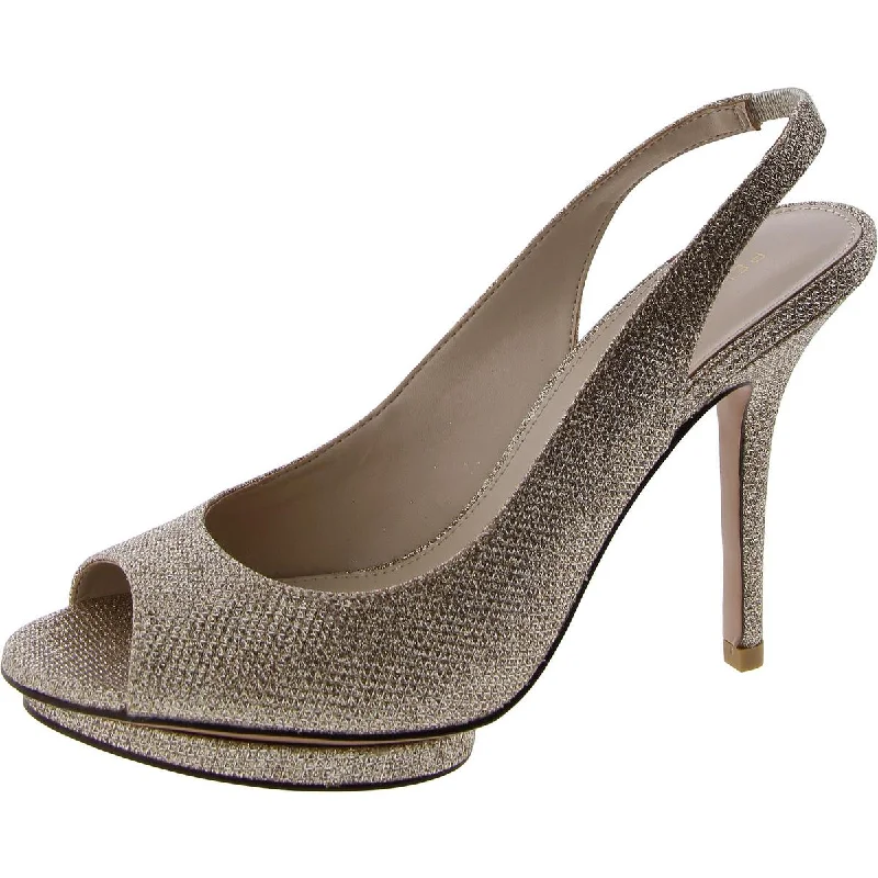 Feminine Fashion Sale Pelle Moda Womens Rimma Peep-Toe Glitter Slingback Heels