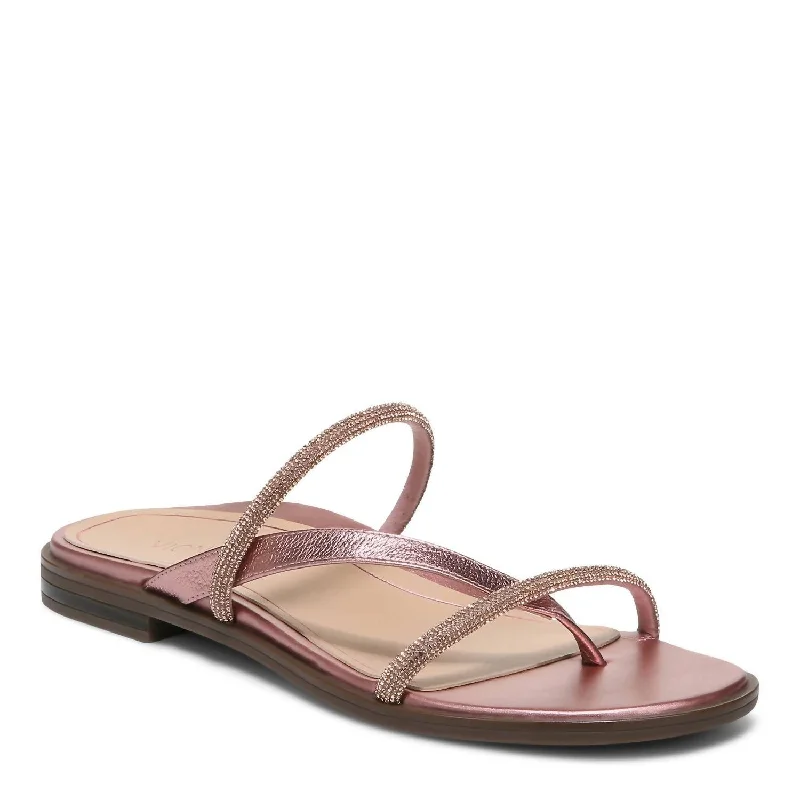 Limited Styles Prism Slide Sandal - Medium Width In Rose Gold