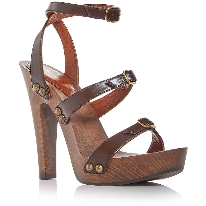 Sale For Women Saint Laurent Womens Stiletto Open Toe Ankle Strap