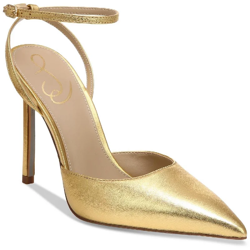 Fashion Forward, Function First Sam Edelman Womens Avril Buckle Ankle Strap Pumps