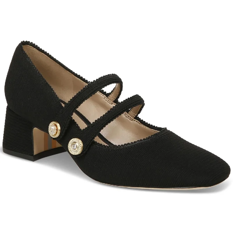 Durable Walking Shoes Sale Sam Edelman Womens Tahira Ribbed Knit Embellished Mary Jane Heels