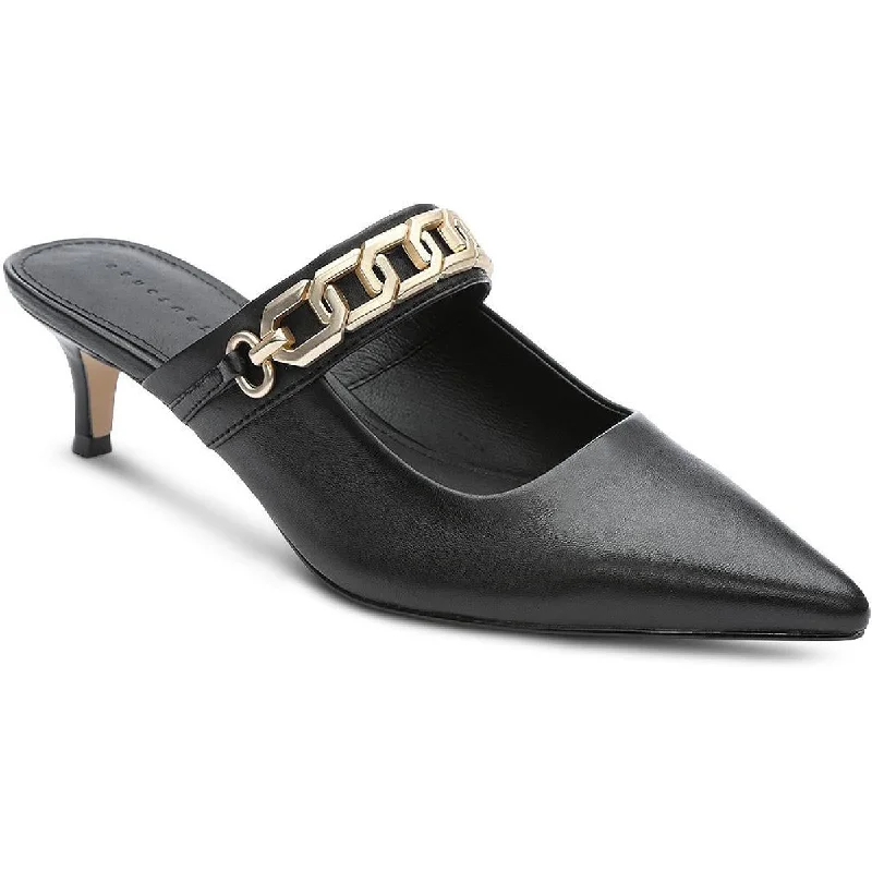 Flash Sale Fever Sanctuary Womens Alist Leather Pointed Toe Kitten Heels