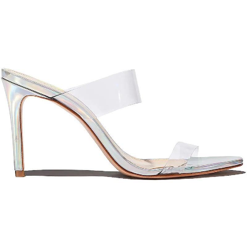 Hot Deals Schutz Womens Ariella Vinyl Iridescent Slide