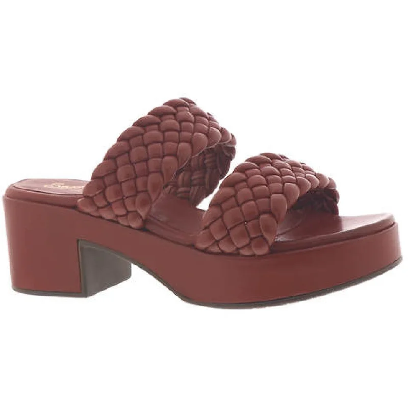 Catch Every Fashion Trend Seychelles Womens Novelty Leather Woven Heel Sandals