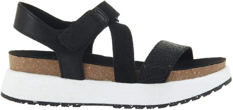 New Styles Just In Sierra Wedge Sandal - Medium Width In Black Combo