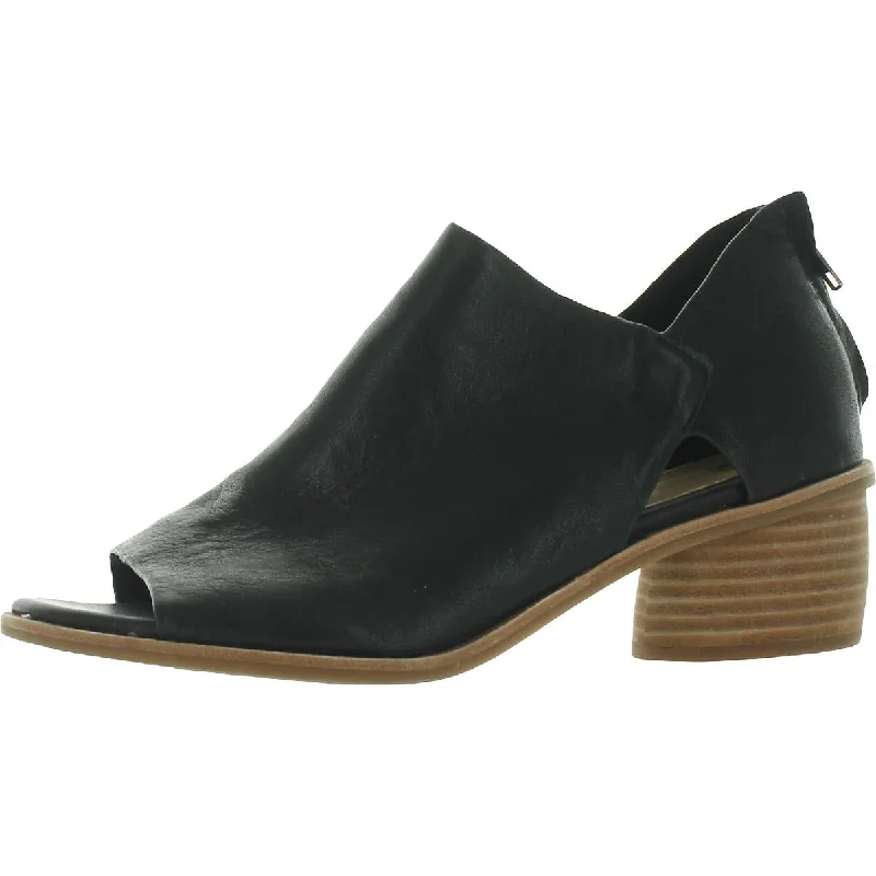 Latest Fashion Sofft Womens Leather Open Toe Block Heels