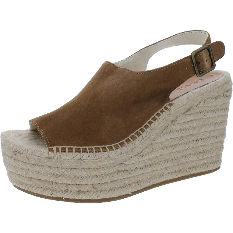 Modern Running-Style Shoes Soludos Womens Sevilla Leather Platform Espadrille Heels