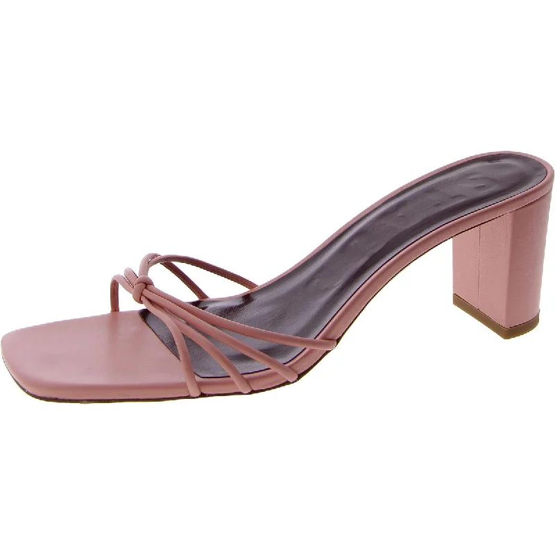 Women's Bold Fashion Shoes STAUD Womens Pippa Heel Leather Block Heel Slide