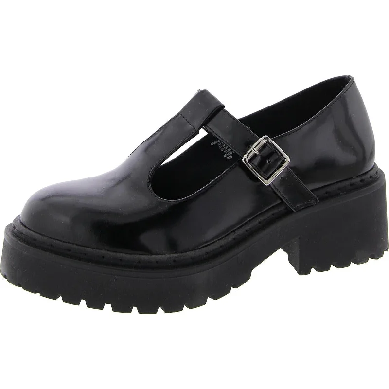 Sale For Women Steve Madden Womens Abbreviate Patent Lugged ole Mary Jane Heels