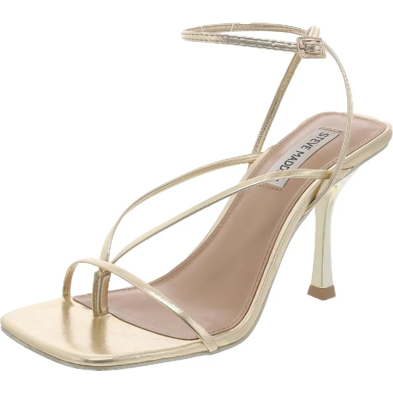 Women's Everyday Flats Steve Madden Womens Annie Faux Leather Thong Slingback Heels