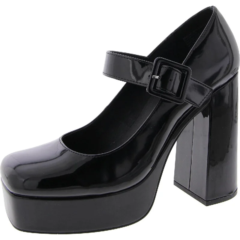 Luxe Style Discounts Steve Madden Womens Bright Patent Mary Jane Platform Heels