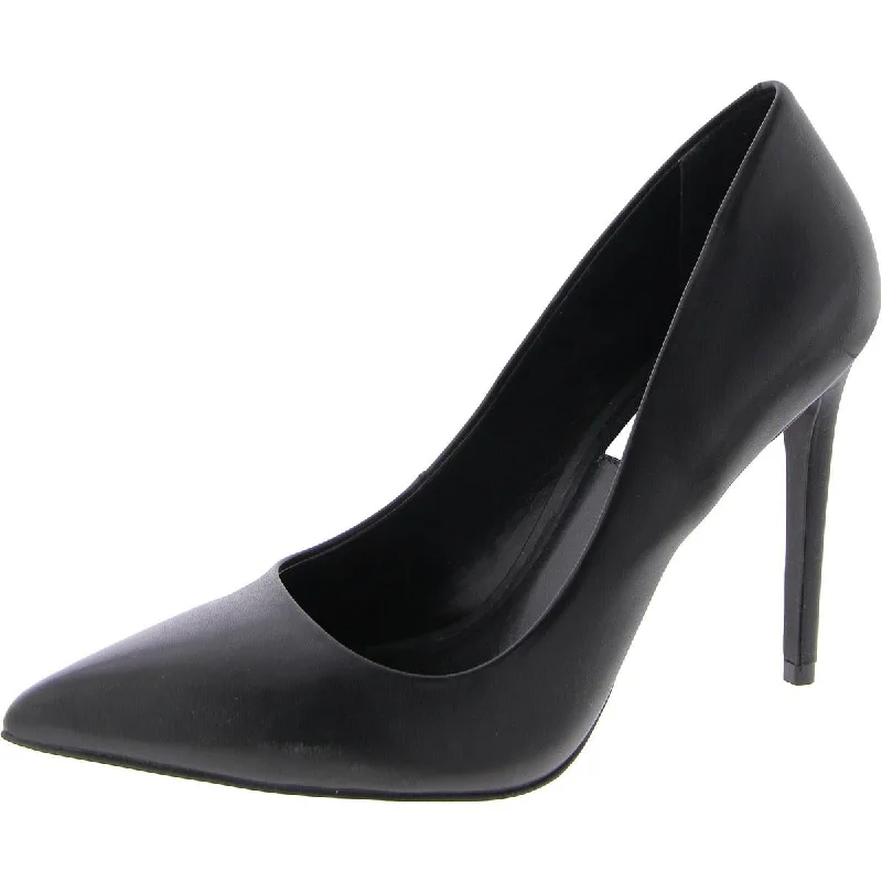 Romantic Chic Deals Steve Madden Womens Eloquent Leather Pointed Toe Pumps