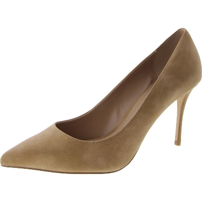 Seize Bargains Steve Madden Womens Gracie Faux Leather Pointed Toe Pumps