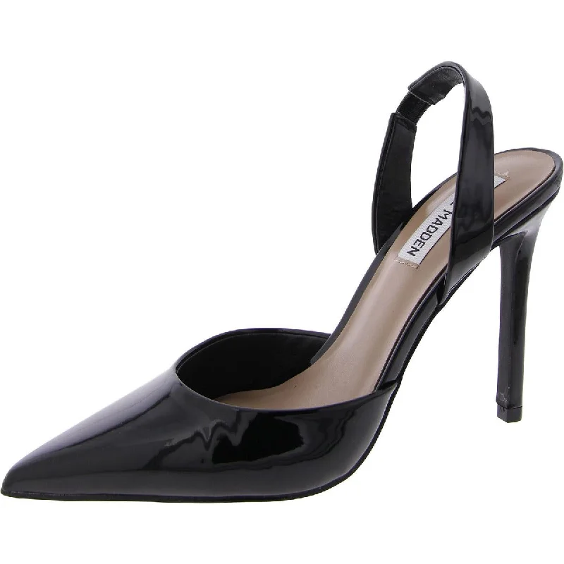 Best Sellers Steve Madden Womens Keepsake Patent Pointed Toe Slingback Heels
