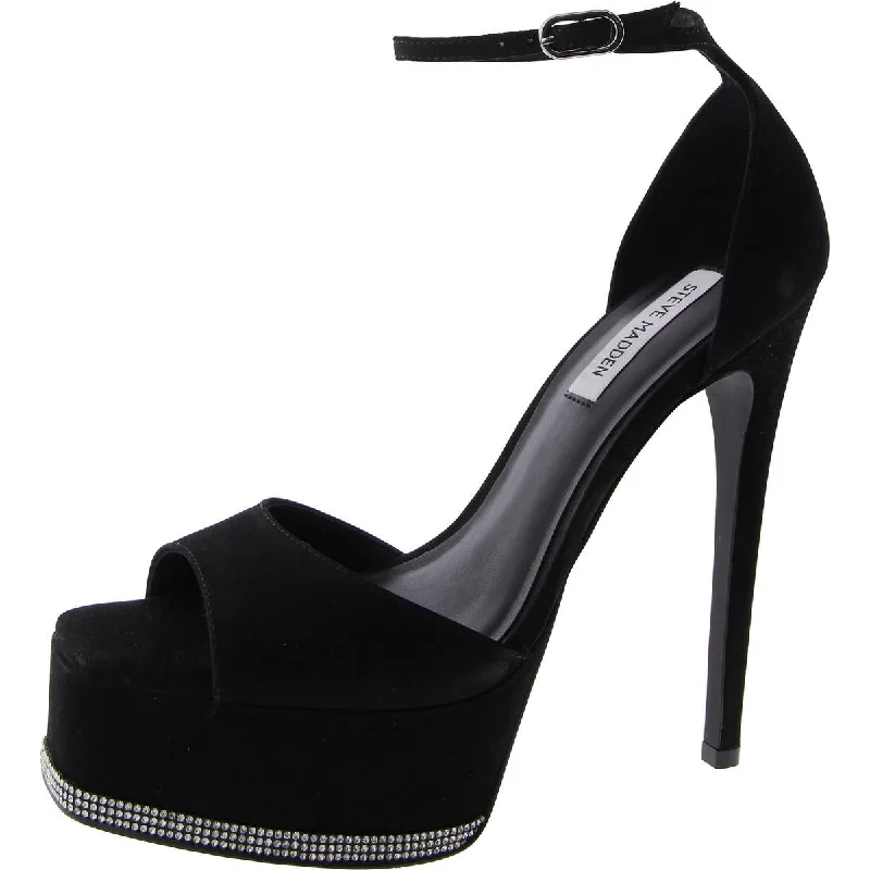 New Season Fashion Preview Sale Steve Madden Womens Keeva Leather Ankle Strap Platform Heels New Season Fashion Preview Sale Steve Madden Womens Keeva Leather Ankle Strap Platform Heels
