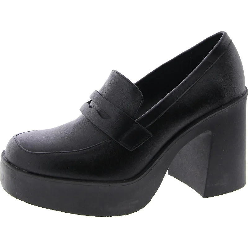 Best Deals Of The Season Steve Madden Womens Sedina Faux Leather Slip On Loafer Heels Best Deals Of The Season Steve Madden Womens Sedina Faux Leather Slip On Loafer Heels