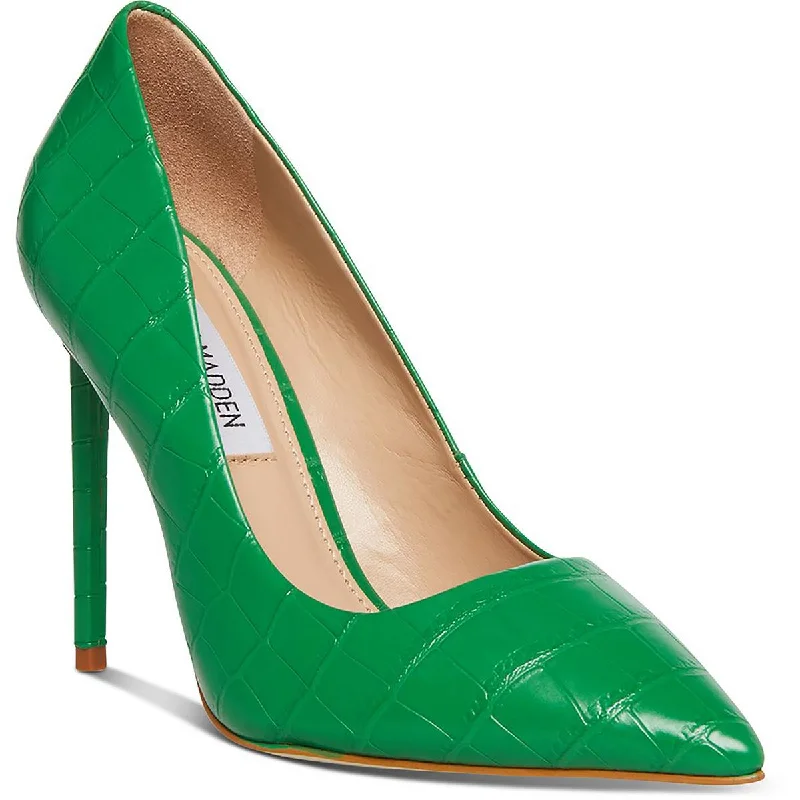 Stupidly Low Prices Steve Madden Womens Vala-C Faux Leather Embossed Pumps