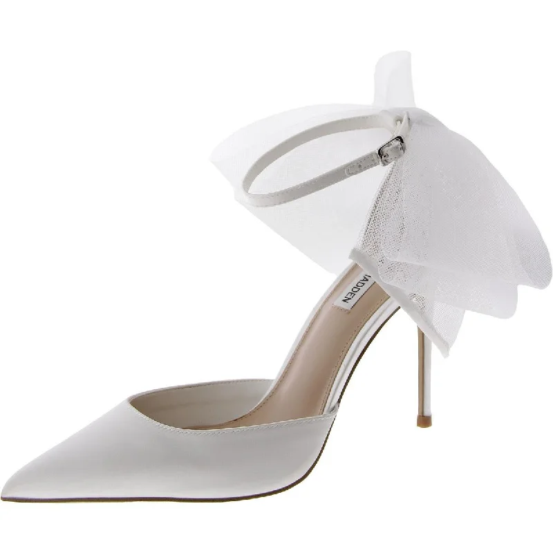 Unbeatable Prices Steve Madden Womens Valenteen Satin Pointed Toe Pumps