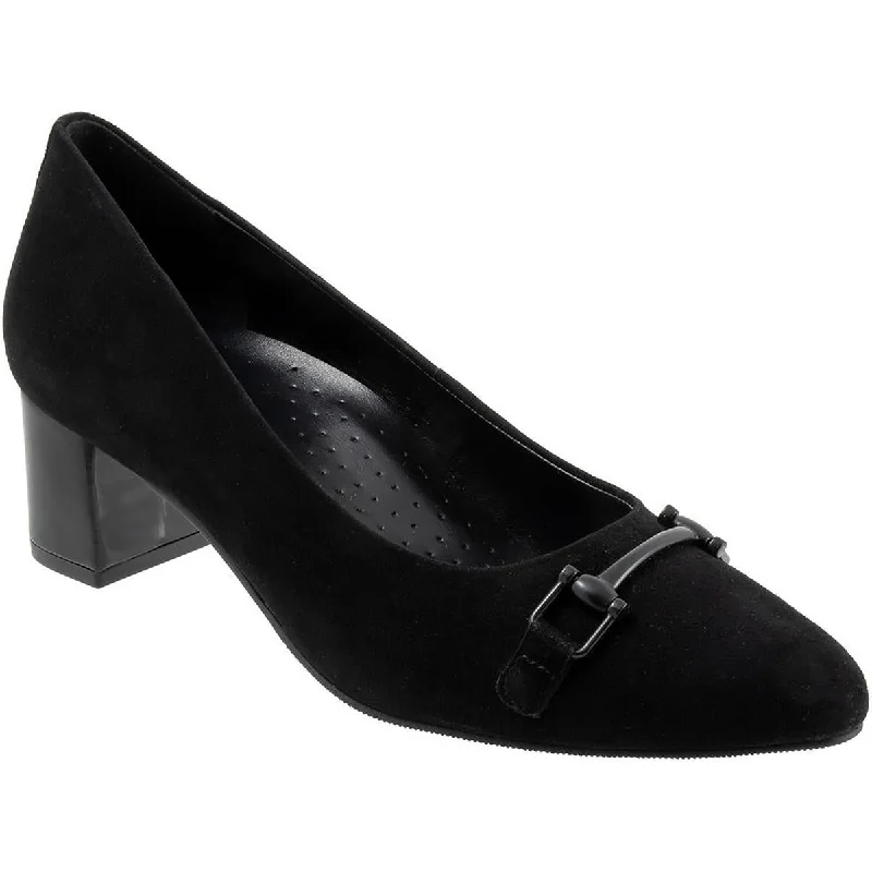 Stylish Savings Trotters Womens Kenzie Embellished Round Toe Pumps