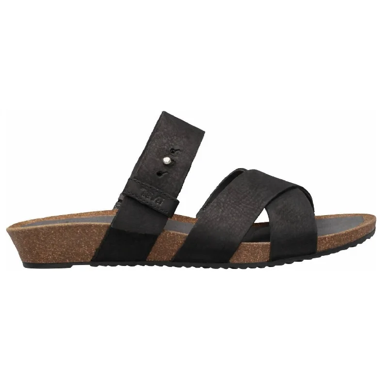 End Of Season Sale Unisex Mahonia Slide Sandal In Black