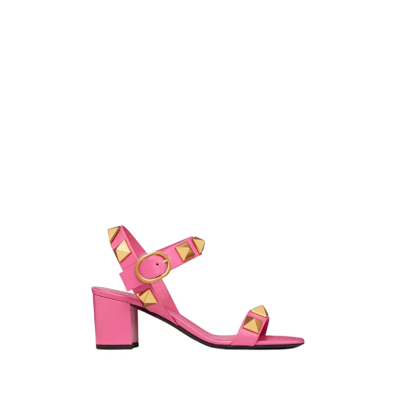 Sustainable Footwear Sale Valentino Garavani Roman Stud Calfskin Sandal