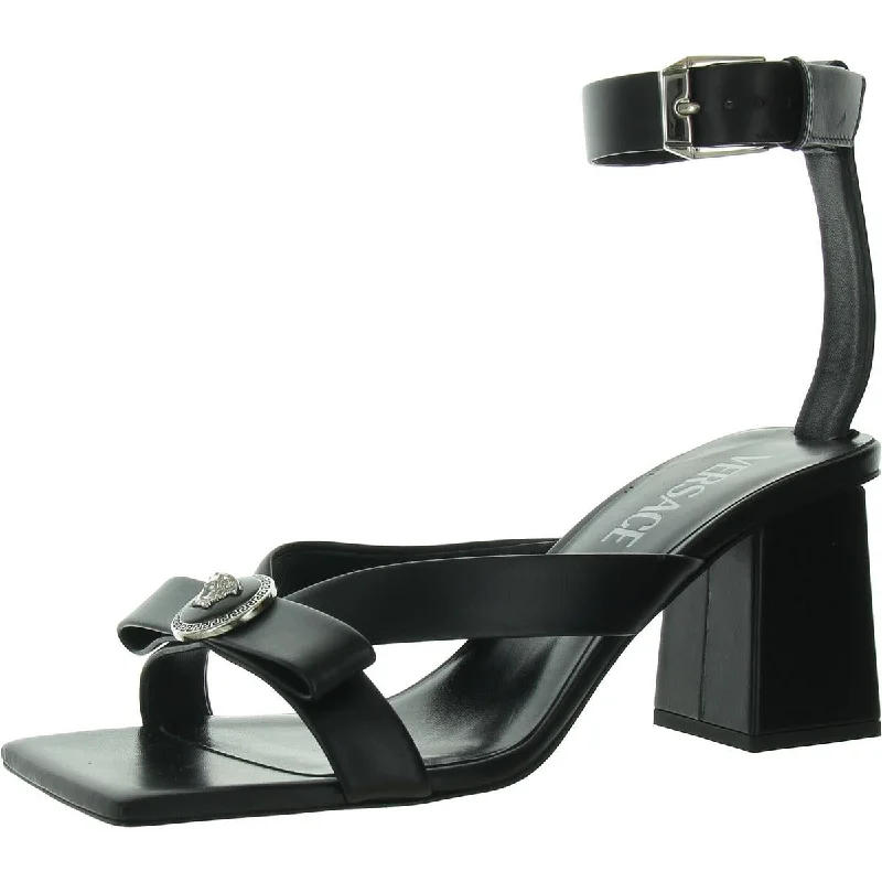 Fashion Frontiers Versace Womens Sandal Buckle Ankle Strap