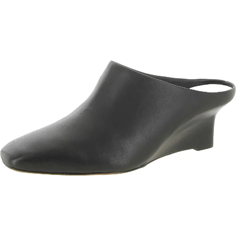 Business Casual Shoes Discount Vince Womens Benita Leather Slip On Wedge Heels