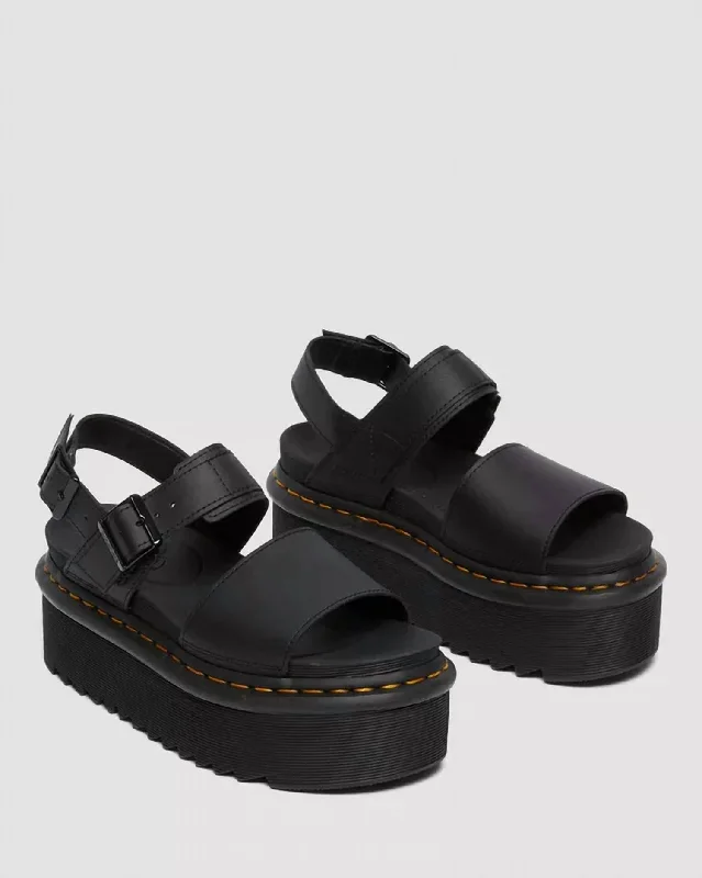 Limited Edition Voss Quad Platform Sandals In Black