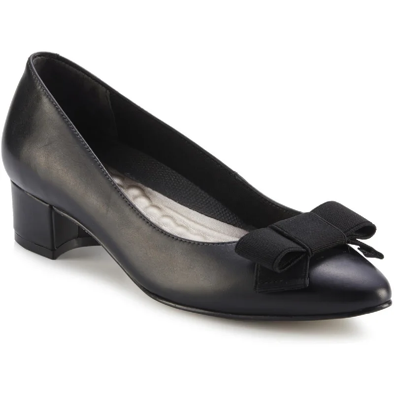 Budget Saver Walking Cradles Womens HARPER Leather Cushioned Footpad Pumps