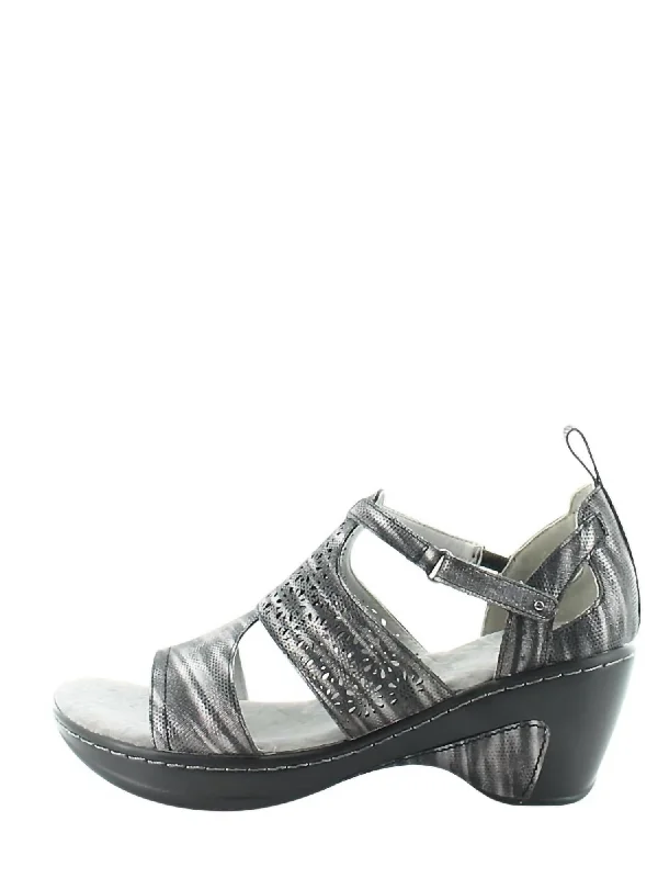 Mega Sale Women Bonita Heeled Sandals In Black Shimmer