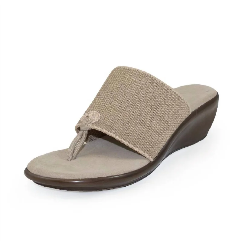 Style Upgrade Women Hilton Sandal In Natural Linen