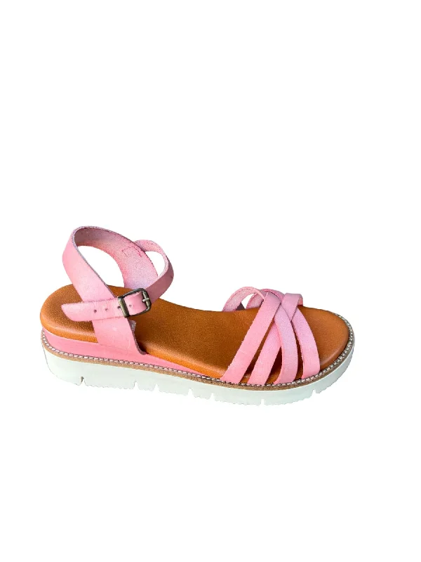 Bold Fashion Footwear Women Maddy Sandal In Salmon