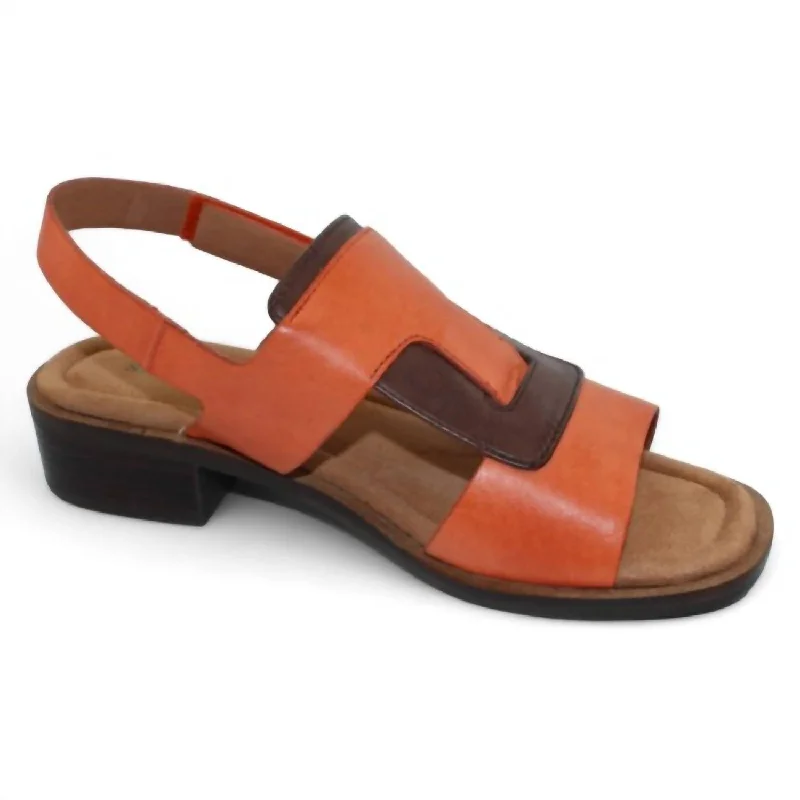 Luxury Streetwear Shoes Women Maxim Sandal In Apricot/brown