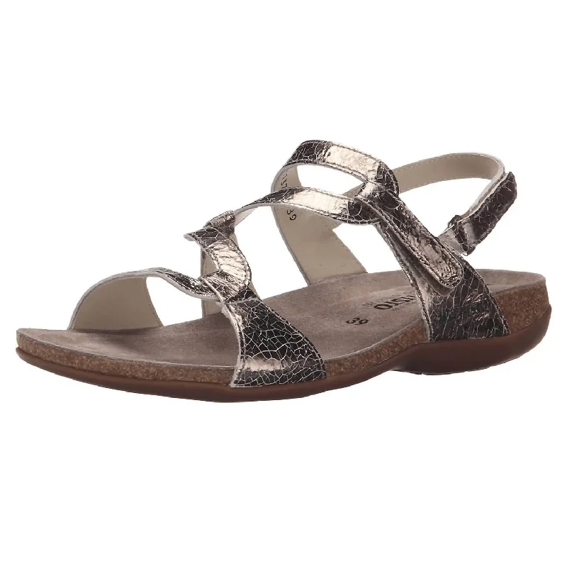 Flexible Sole Shoes Sale Women's Adelie Sandal In Titanium