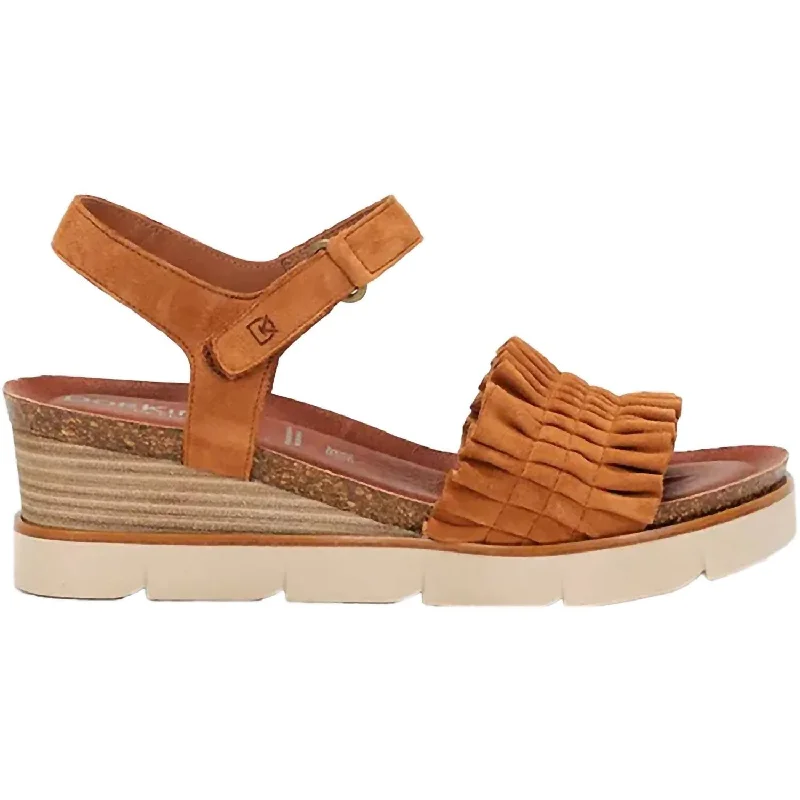 Budget Saver Women's Agnes Wedge Sandal In Cuero