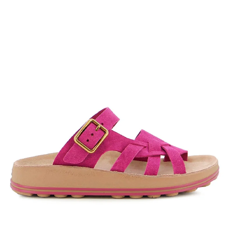 Sustainable Footwear Sale Women's Alessia Sandal In Fuschia