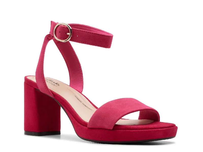 Bold Fashion Footwear Women's Amberlyn Bay Sandals In Fuchsia