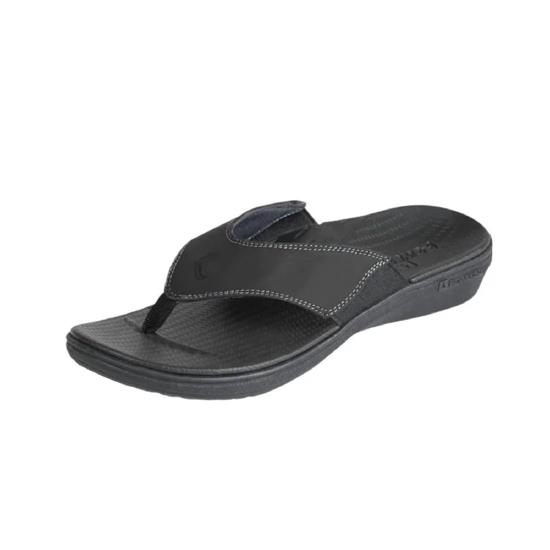 Stylish Looks Women's Arch Supporting Sandals In Black