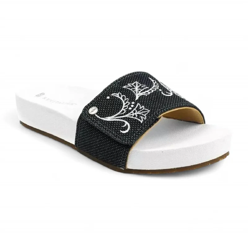 Casual Slip-Ons Promotion Women's Breezy Slide Sandal In Blue Denim