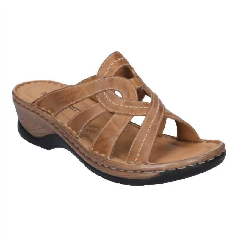 Style Without Limits Women's Catalonia 01 Sandal In Camel Capri