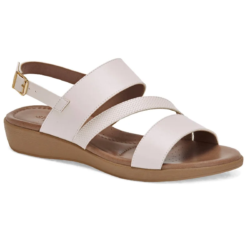 Cool Prices Women's Comfort Slingback Sandals In White
