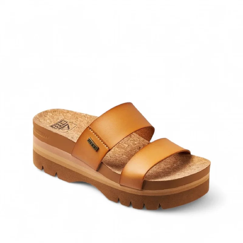 Flexible Sole Shoes Sale Women's Cushion Vista Higher Sandal In Natural