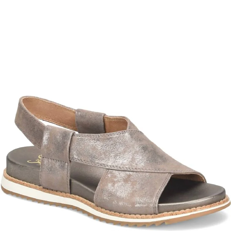 Unleash Your Fashion Women's Forri Sandal In Smoke