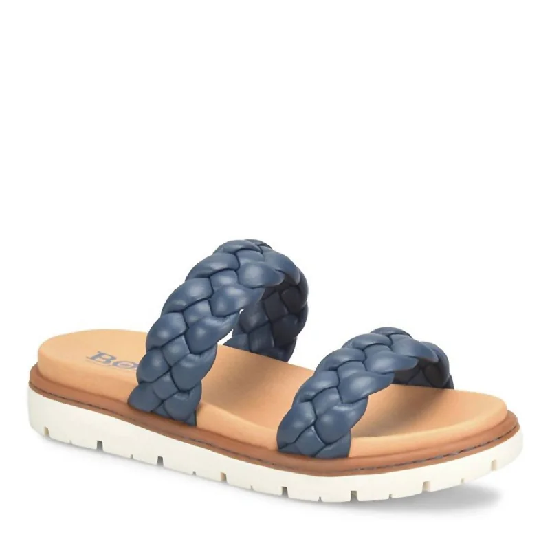 Trendy Flats Sale Women's Freesia Sandal In Navy