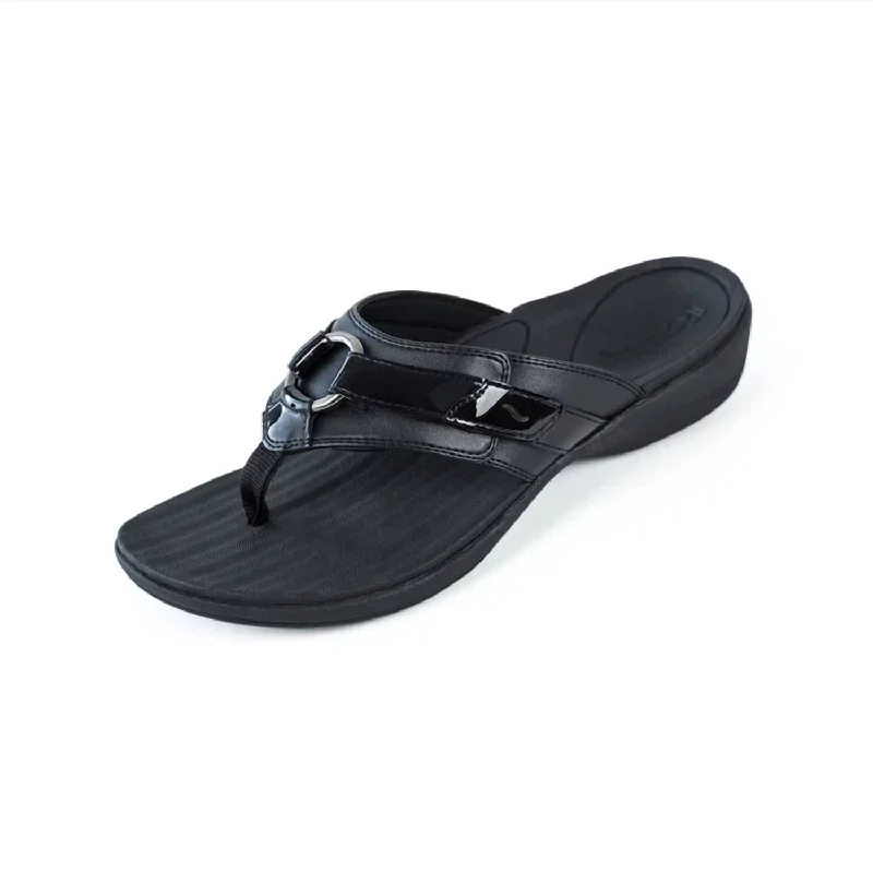 Pastel Styles Women's Fusion Dress Sandals In Black
