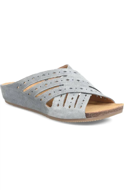Trendy And Breathable Shoes Women's Gala Sandal - Wide Width In Army Suede