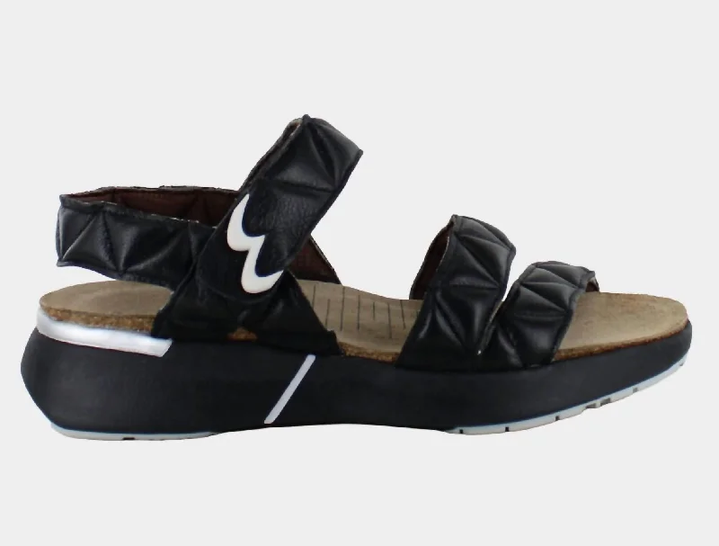 Comfortable Office Shoes Women's Kayla Sport Sandal In Black