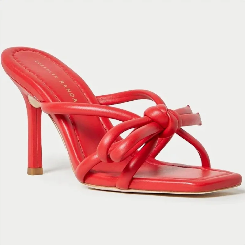 Flash Sales This Week Women's Margi Bow Heel Sandal In Poppy