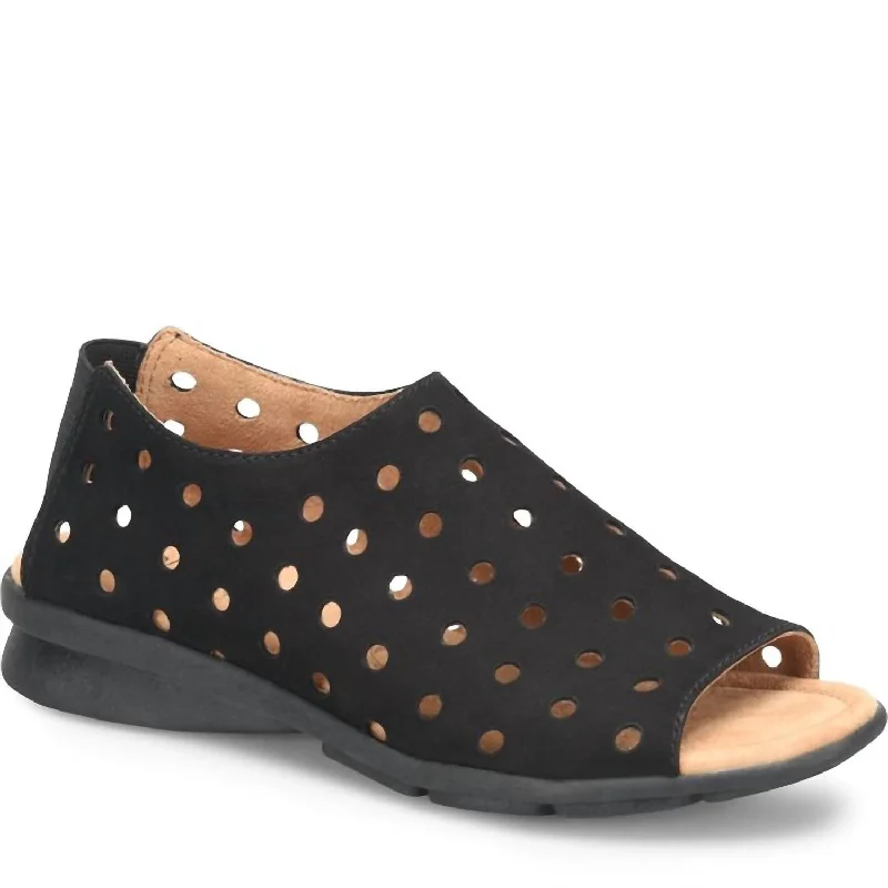 Contemporary Casual Footwear Women's Petal Sandal In Black