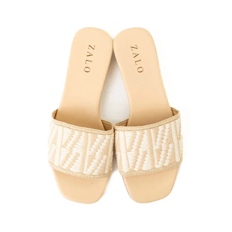 High-End Casual Shoes Women's Playa Slide Sandal In Tan/natural